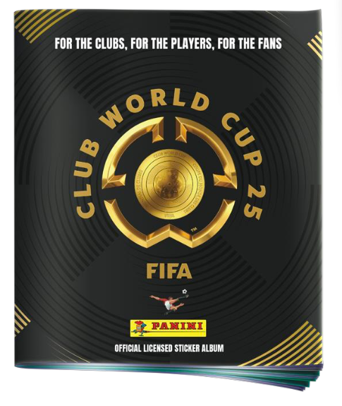 2025 FIFA Club World Cup Panini Sticker Collection – Free Empty Album + 50 Packets, Made In Italy